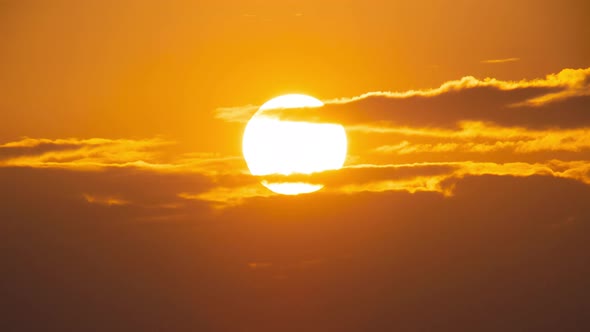 Nature video  Scene of Colorful amazing sunset Golden sky to Red sky Day to Night with Moving clouds alt