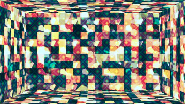 Broadcast Hi-Tech Glittering Abstract Patterns Wall Room 061