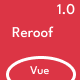 Reroof – Roofing Services Vue Js Template