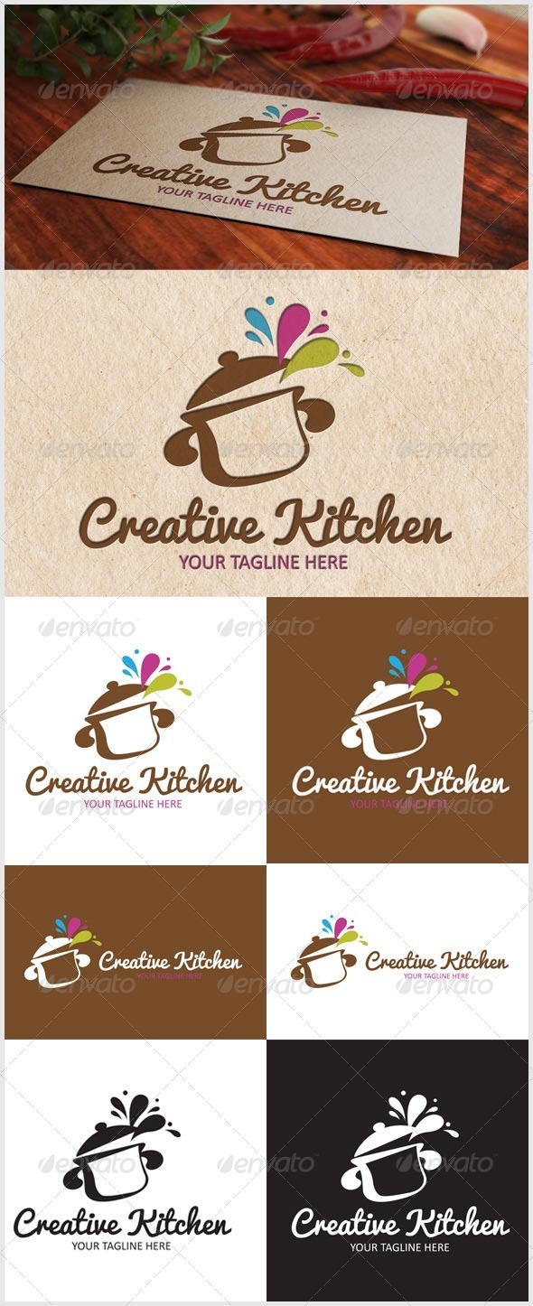 Creative Kitchen Logo - Logo Templates