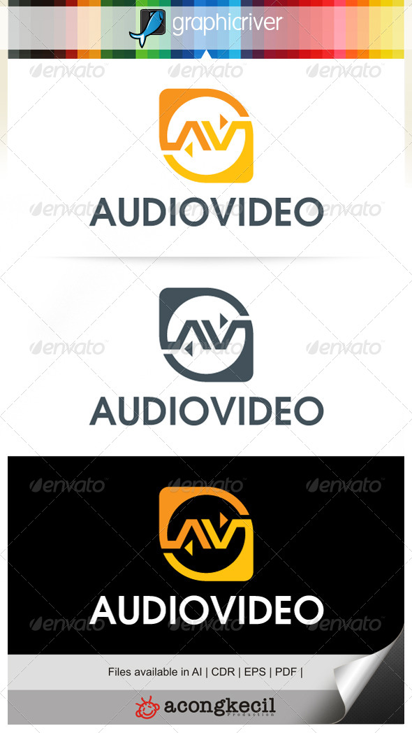 Audio Video V.2 - Abstract Logo Templates