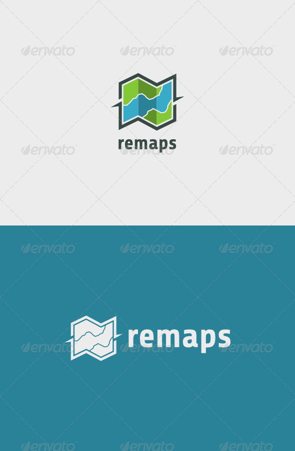 Maps Logo - Objects Logo Templates