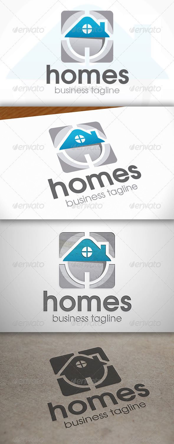 Home Direct Logo - Buildings Logo Templates