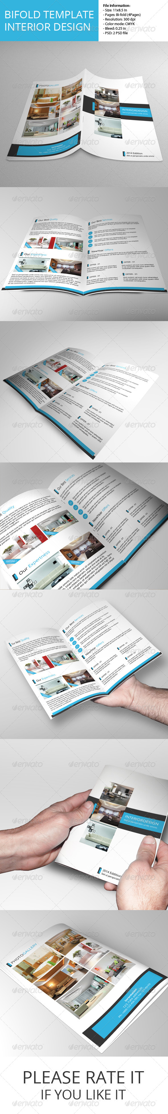 Bifold Brochure-Interior Design - Corporate Brochures