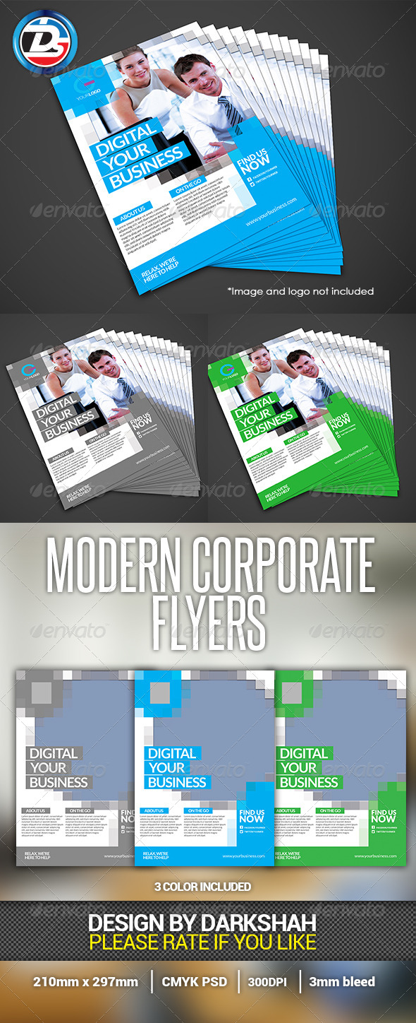 Modern Corporate Flyers - Corporate Flyers