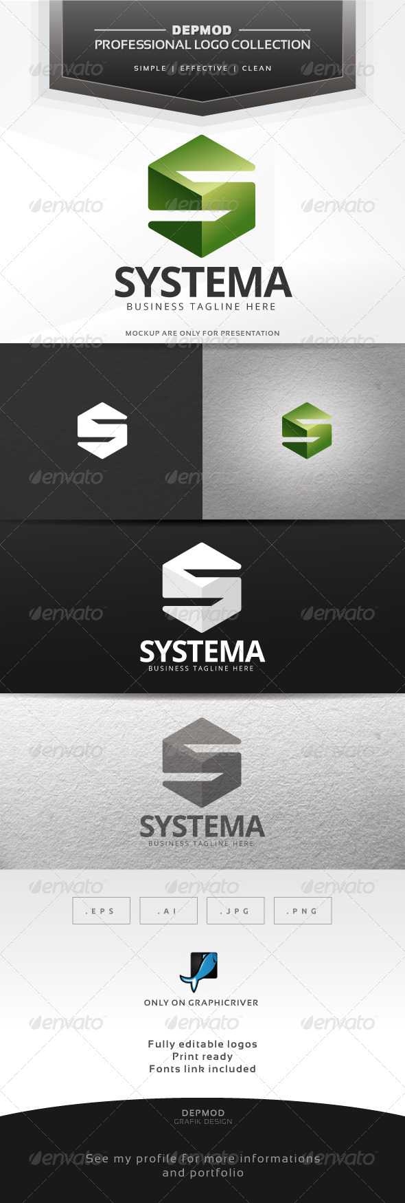 Systema Logo - Letters Logo Templates
