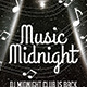 Music Midnight Flyer Template