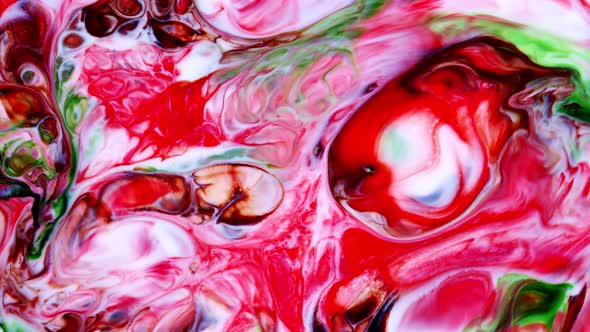 Abstract Colorful Ink Spread Art 046 alt