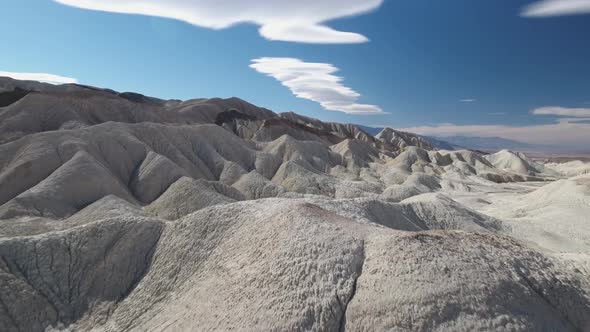 Death Valley, California, USA - Twenty Mule Team Canyon (aerial view) alt
