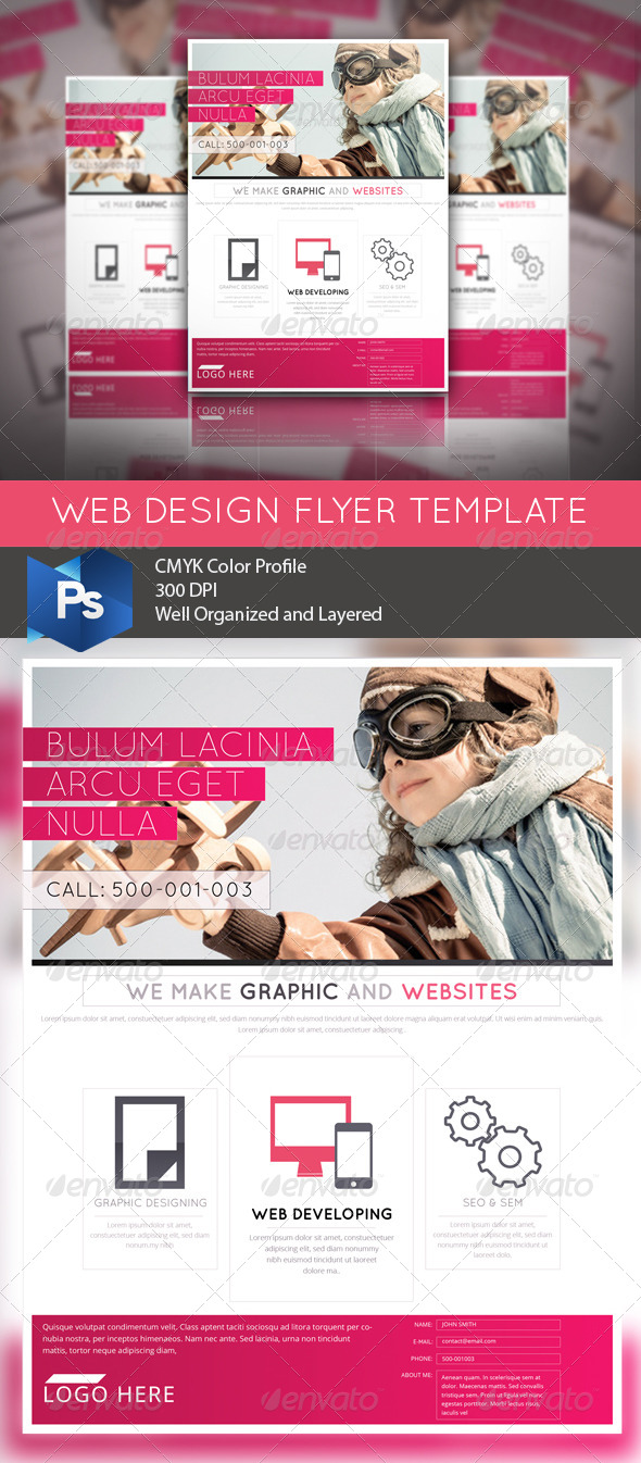 Web Design Business Flyer - Commerce Flyers