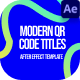 Modern QR Code Titles After Effect - VideoHive Item for Sale