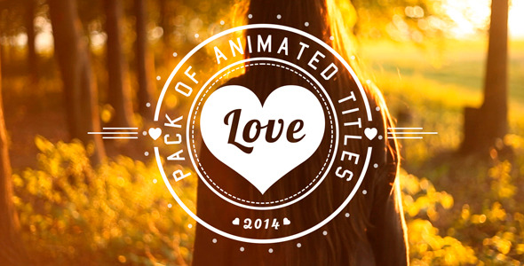 Love Titles - VideoHive 6798308