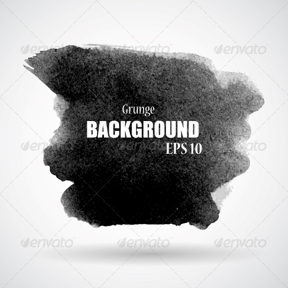 Abstract Grunge Splash Banner Vector Illustration - Decorative Symbols Decorative