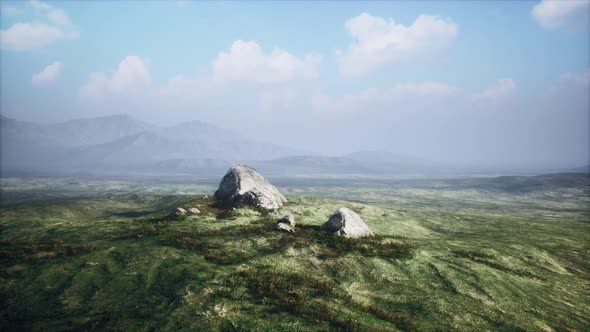 Alpine Landscape with Big Stones alt