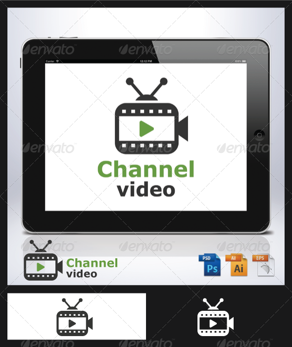 Channel Video Logo - Objects Logo Templates