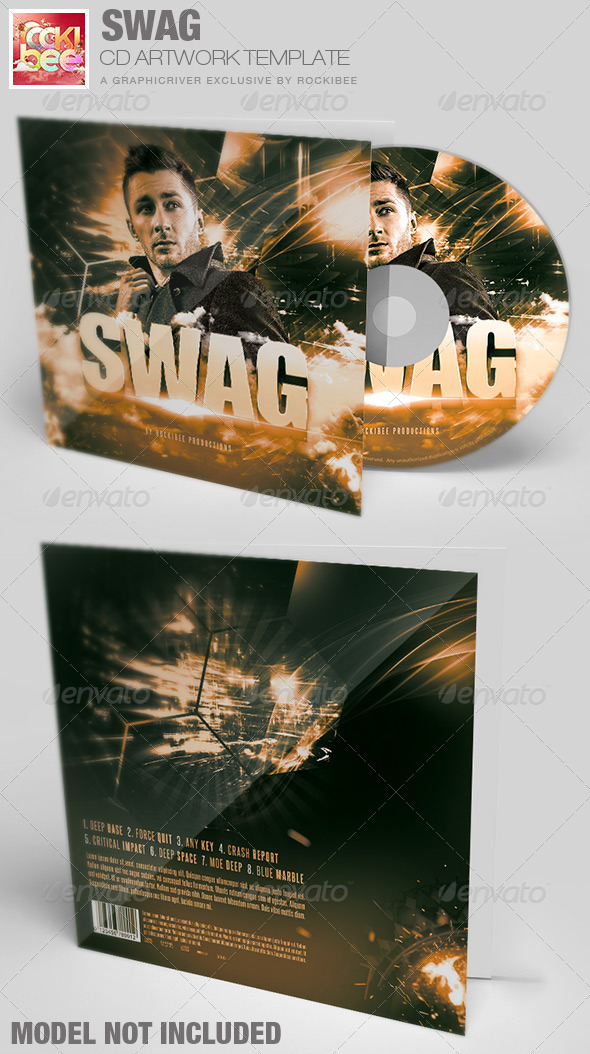 Swag CD Artwork Template - CD & DVD Artwork Print Templates