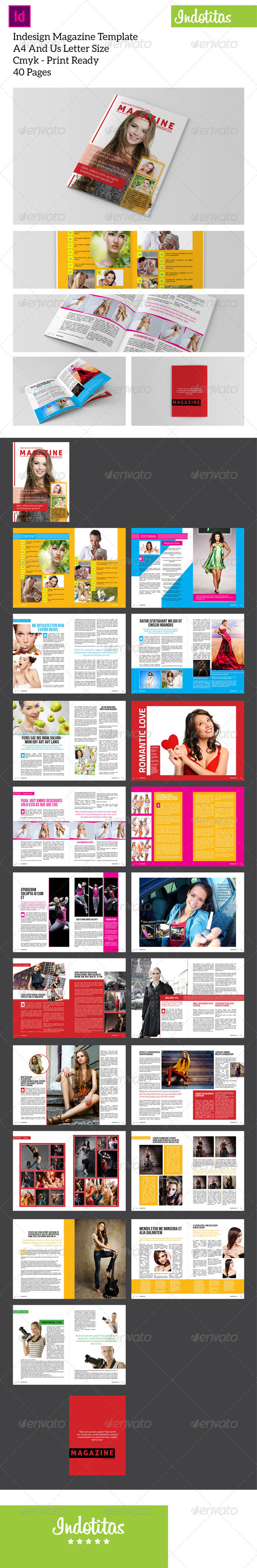 InDesign Magazine Templates - Magazines Print Templates