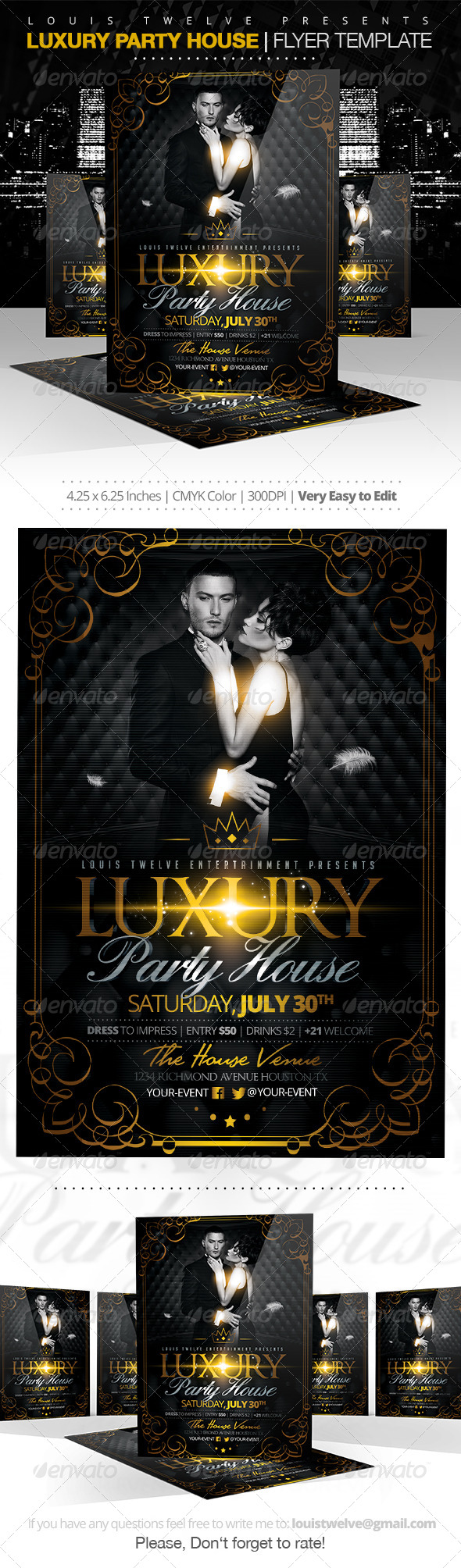 Luxury Party House | Flyer Template