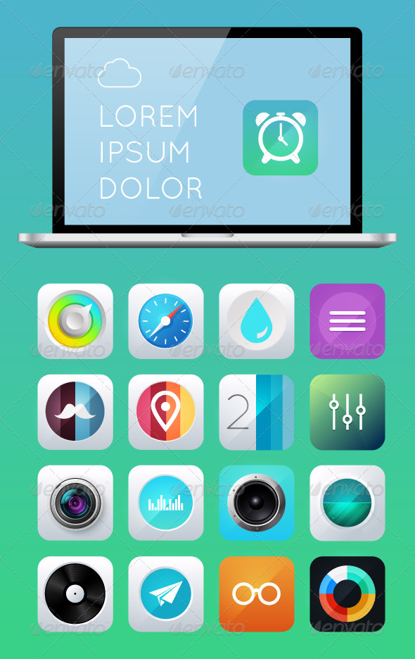 Modern Vector Icons - Icons
