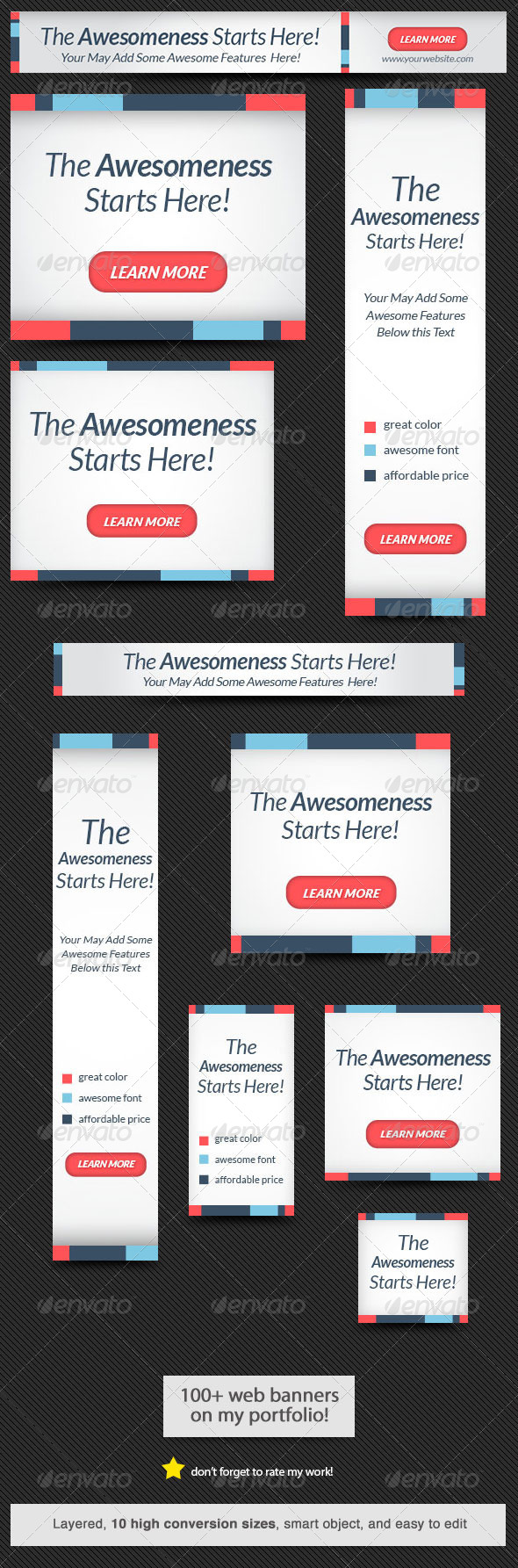 Web Banner - Banners & Ads Web Elements