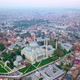 Aerial footage of Suleymaniye Mosque from a foggy day - VideoHive Item for Sale