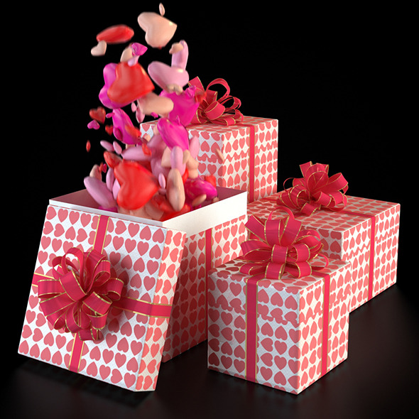 Valentine Gift Box - 3Docean 6767775