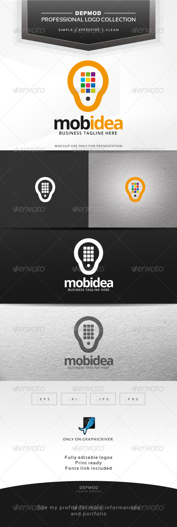 Mobidea Logo - Symbols Logo Templates