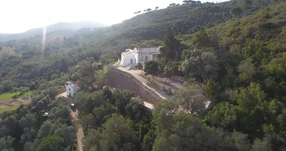 Charming hotel on a hill alt