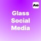 Glass Social Lower Thirds - VideoHive Item for Sale