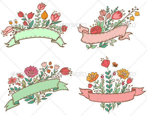 Banners with Flowers - Flowers & Plants Nature