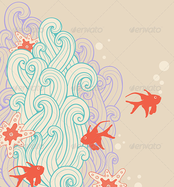 Marine Backgrounds with Fish - Seasons Nature