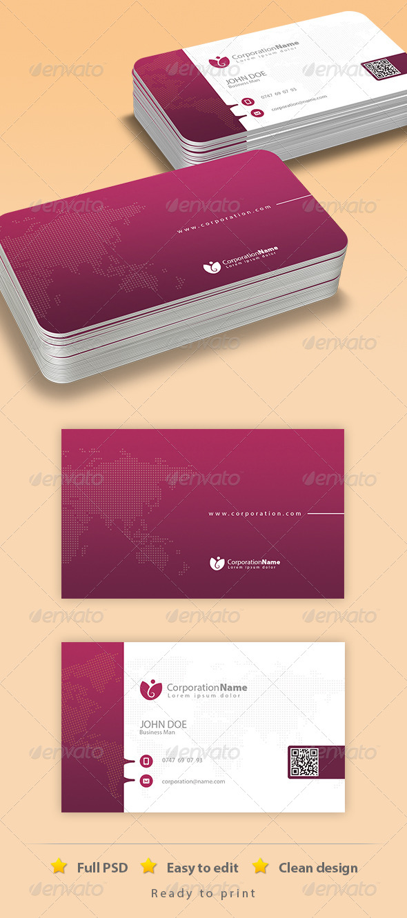Corporate Business Card Design - Business Cards Print Templates