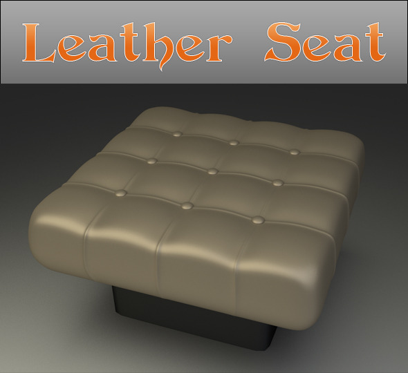 Leather Seat - 3Docean 6807900