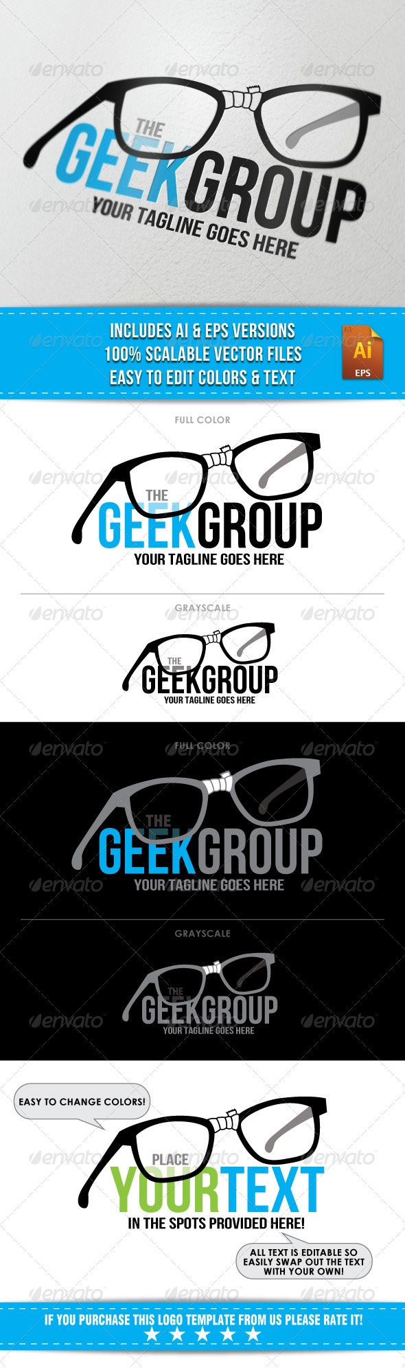 Geek Group Logo - Humans Logo Templates