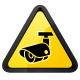 Six Video Surveillance Symbols, Triangular Shape