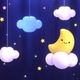 Cute Moon Curtain - VideoHive Item for Sale
