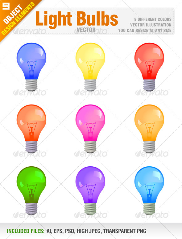 Light Bulbs - Man-made Objects Objects