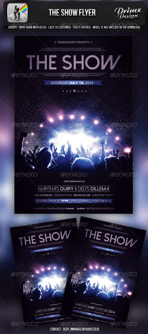 The Show Flyer - Events Flyers