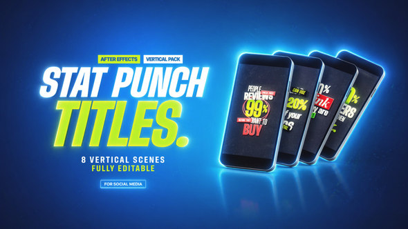 Stat Punch Titles Titles template preview