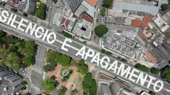 Cityscape of Sao Paulo Brazil. Stunning landscape of downtown district city. alt