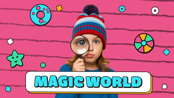 Cute Kids Intro Openers template preview