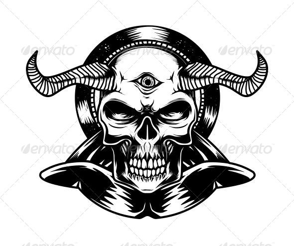 Devil Skull - Vectors
