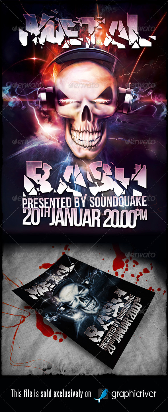 Heavy Metal Flyer/Poster Vol.7 - Events Flyers