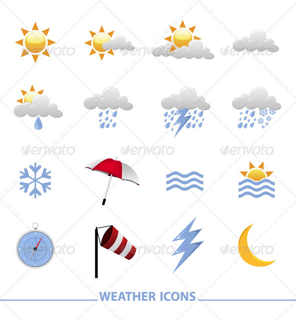 Weather icons