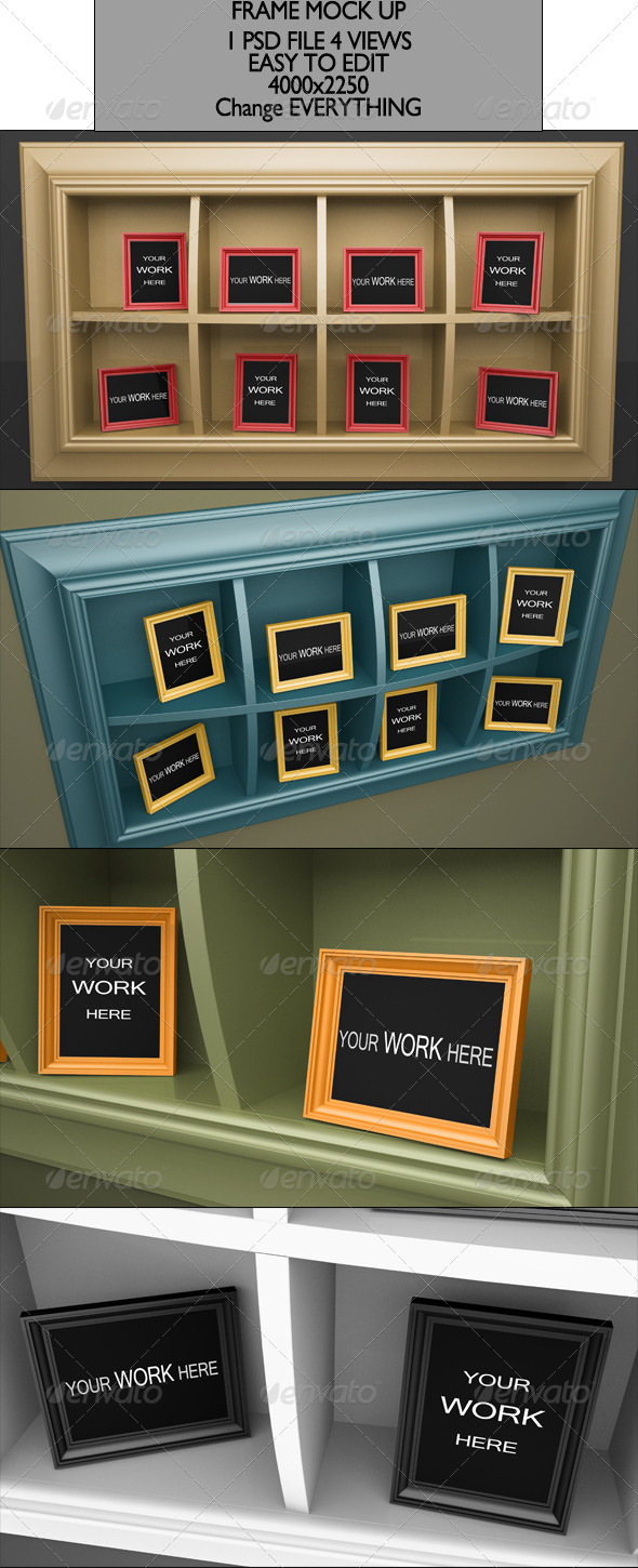 Frame Mock Up - Artistic Photo Templates