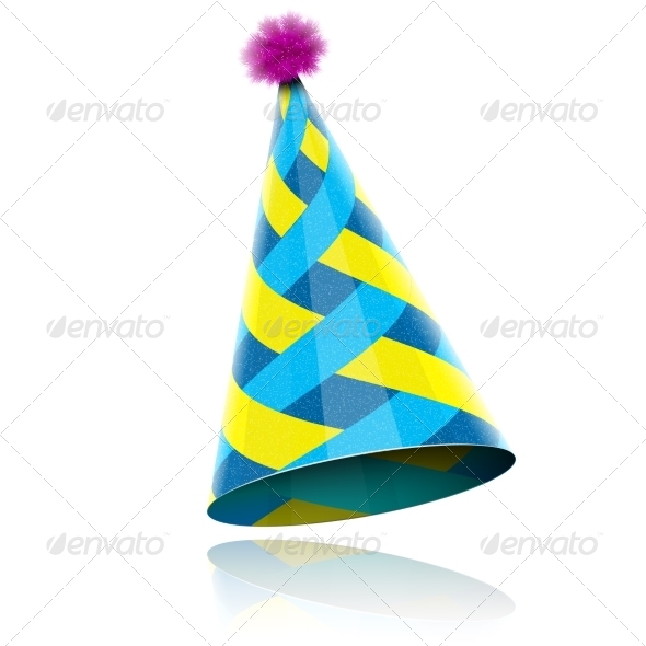Glossy Cone-like Hat For Event Celebration. - Birthdays Seasons/Holidays
