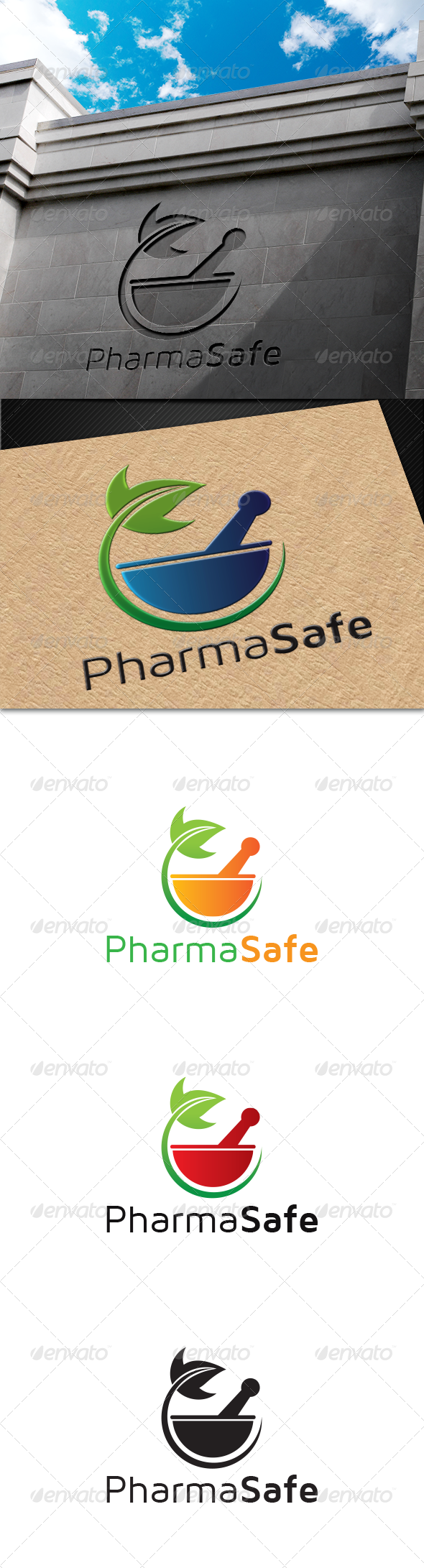 PharmaSafe Logo - Nature Logo Templates