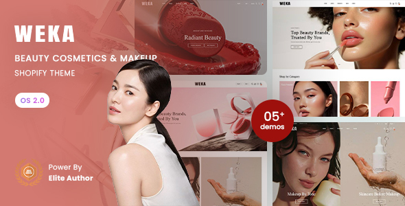 Weka - Beauty Cosmetics & Makeup Shopify 2.0 Theme