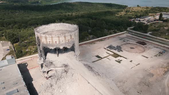 Industrial building destroyed on Construction Site alt