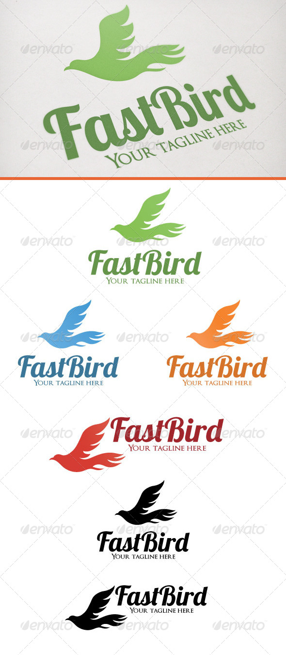 Fast Bird - Animals Logo Templates